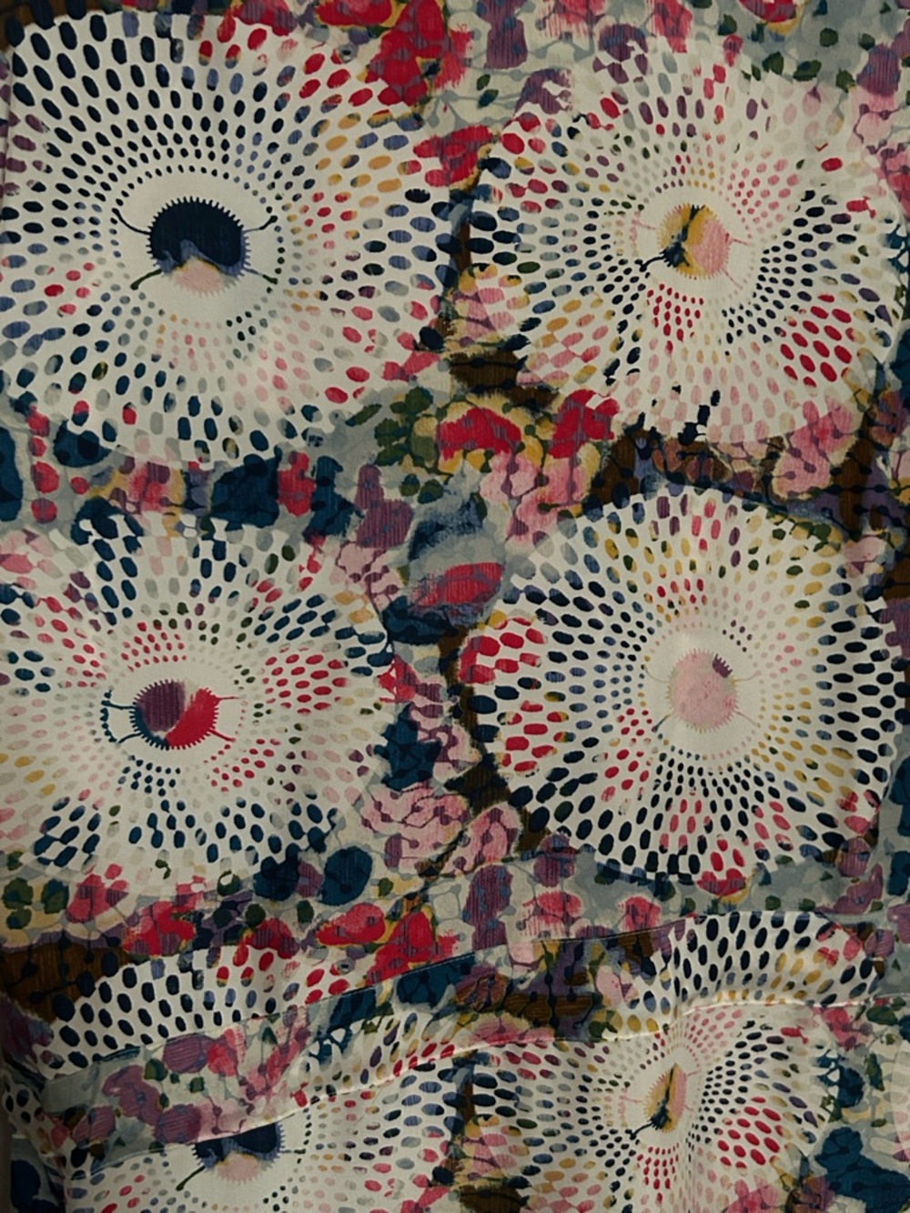 Silk RACHEL Rachel Roy Multicolor Print Dress - Picture 4 of 5